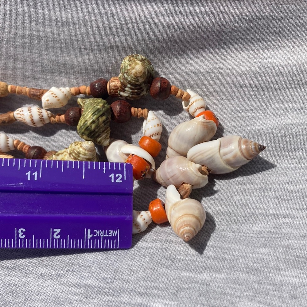 Vintage bead and shell necklace
